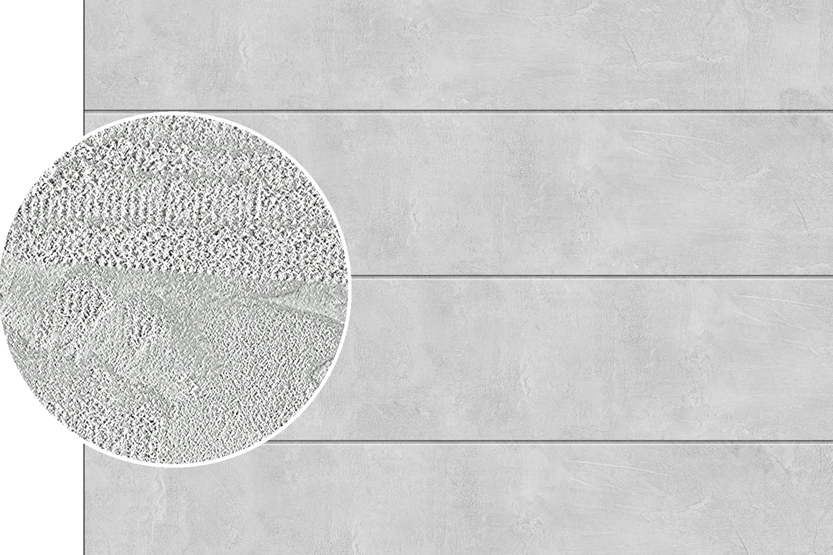 New Duragrain surface finishes in timber, stone and metal decors, expanding our aesthetic offerings for sectional garage doors. Here in the picture: new stone decor  Duragrain surface finish with stone decor