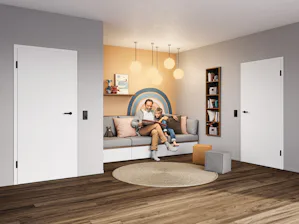 Unsere Aktionsprodukte:
GaragentoreHaus- und... Mann sitzt mit Kind im Kinderzimmer und liest ein Buch