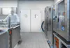 Swing door in the commercial kitchen