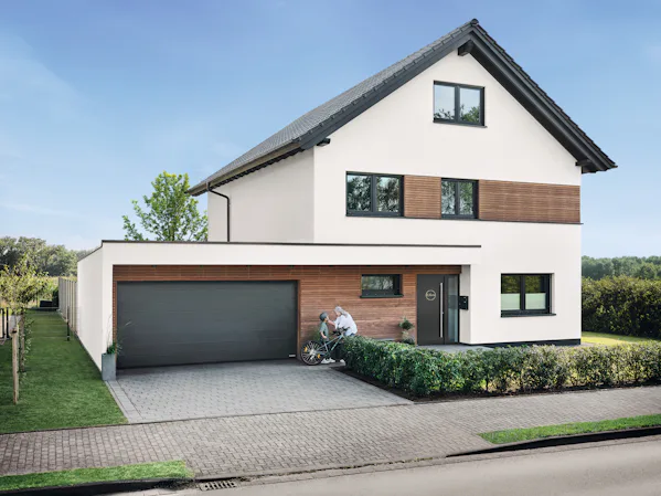 Antracietkleurige sectionaaldeur in Asten | Hörmann