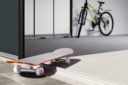 svetlá podlaha v garáži svetlá podlaha v garáži