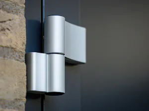 Deze openslaande deur biedt de mogelijkheid om één of beide...