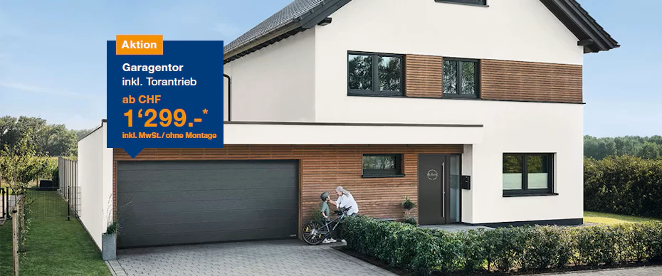 Hochwertige Garagentore zu Aktionspreisen