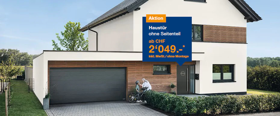 Hochwertige Haus- und Nebeneingangstüren zu Aktionspreisen