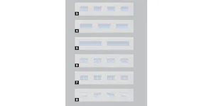 Possibilités de montage selon le cahier technique ou le... Possibilités de montage selon le cahier technique ou le configurateur.
Échantillon : vitre synthétique transparente 3 mm
De série avec un vitrage DURATEC – exclusivité HörmannRésistance élevée aux...