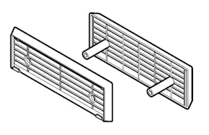 
Lüftungsquerschnitt 40cm2/GitterAbmessungen (BxH) 220 x...
Lüftungsquerschnitt 40cm2/GitterAbmessungen (BxH) 220 x 76 mmNur bei den Torausführungen LPU42/Renomatic mit Sicken möglichGegen Mehrpreis in allen Farbtönen gemäss Sortiment erhältlich