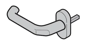 
Halbgarnitur mit fest eingepresstem Dorn (9mm)Mit...
Halbgarnitur mit fest eingepresstem Dorn (9mm)Mit HochhaltefederAuch als Drückergarnitur erhältlich (innen und aussen Drücker)Rondo RAL 9016 matt Art.-Nr. 5040284
Auch erhältlich in:
Rondo E6/EV1...