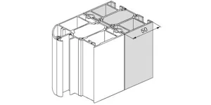 Alu-Verbreiterungsprofil 50 mm zu Thermo65 TürenRAL 9016... Alu-Verbreiterungsprofil 50 mm zu Thermo65 TürenRAL 9016 Weiss StandardImmer lose geliefertPassend zu A3 & A4 Zarge Thermo65, MZThermo65
Auch erhältlich mit:
Anderen Oberflächen wie Vorzugsfarben...