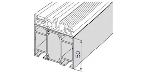 Alu-Bodenanschluss-Profil 50 mm zu Thermo65 TürenRAL 9016... Alu-Bodenanschluss-Profil 50 mm zu Thermo65 TürenRAL 9016 Weiss StandardImmer lose geliefert mit doppelseitigen Klebeband zur Abdichtung zur SchwellePassend zu A3 & A4 Zarge Thermo65 S12...