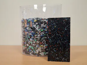 The manufacture of our swing doors produces waste material –... The recycled material and the material produced from it