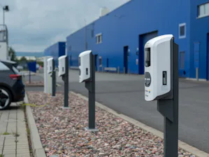 Reduction
We reduce our emissions wherever possible. This... Electric charging stations at the Hörmann location in Ichtershausen