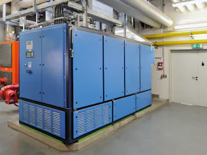 In vielen unserer Werke setzen wir Blockheizkraftwerke oder... In vielen unserer Werke setzen wir Blockheizkraftwerke oder Brennstoffzellenheizungen ein. Diese erzeugen elektrische Energie für das Stromnetz und gleichzeitig Heizenergie für das Heizungssystem....