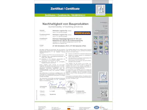 NHPP (Nachhaltigkeitsproduktpass) Für alle unserer Produkte, die eine EPD haben, sowie für einige weitere bietet Hörmann Nachhaltigkeits-Produktpässe (NHPP) an. Diese berücksichtigen Umweltwirkungen, Lebensdauer und Rückbaubarkeit und...