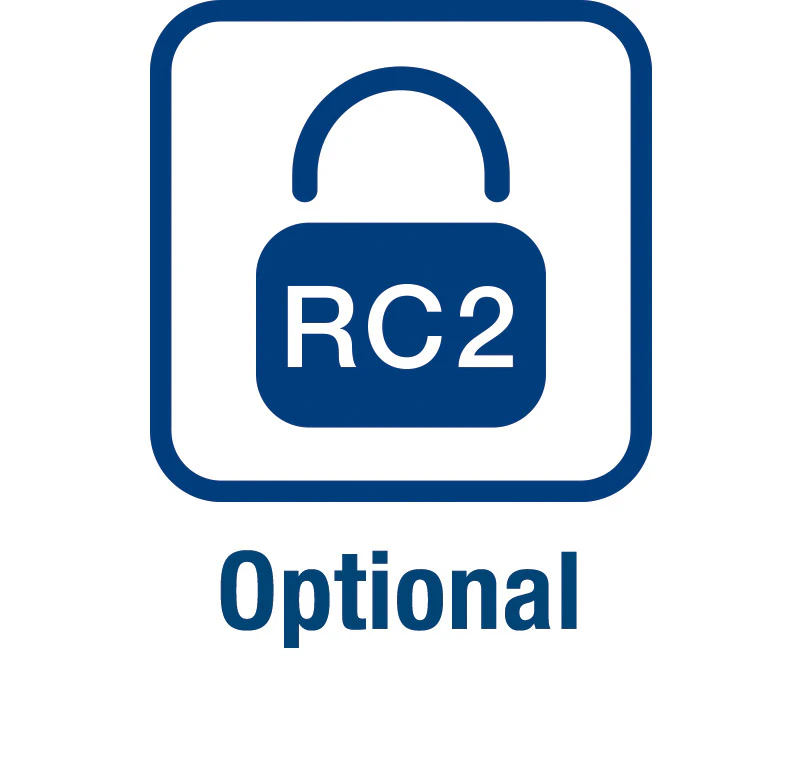 Symbol für optionale RC2 Sicherheitsausstattung