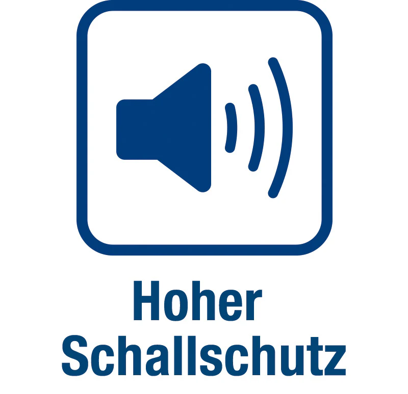Symbol für hohen Schallschutz