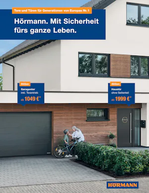 Eye-catching advertising media combined with emotional storytelling Hörmann also provides its sales partners with an extensive package of measures for their local marketing. Like in previous years, the centrepiece of the campaign is again the DIN A4 newspaper...