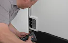Einfache Montage einer Pendeltür