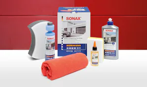 Cu setul de curățare și îngrijire dezvoltat exclusiv pentru... Cu setul de curățare și îngrijire dezvoltat exclusiv pentru Hörmann în colaborare cu Sonax, porțile, ușile și tocurile pot fi curățate rapid, ușor și profesional. Astfel, elementele de construcție își...