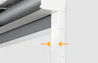 Space-saving construction Space-saving construction