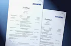 Certifierad Två dokument.