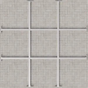 1. Le cadre de sol en aluminium
Nos espaces de rangement... 1. Le cadre de sol en aluminium
Nos espaces de rangement s’installent et s’ancrent de préférence à l’aide de notre cadre de sol, sur une surface pavée, asphaltée ou en béton dont la superficie est au...