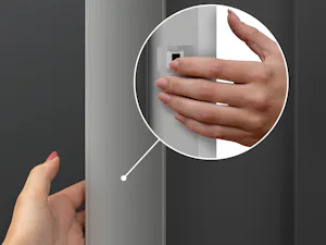 Nie mehr Schlüssel suchen – öffnen Sie Ihre Haustür ganz... Haustür mit FingerScan
