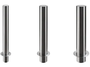 Sloupky jsou ideální pro k zabezpečení nemovitostí a... Tři designové sloupky s různým průměrem
