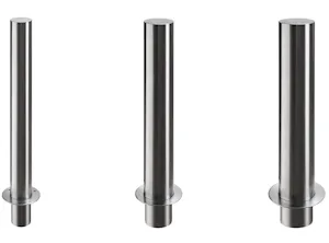Les bornes sont idéales pour de sécuriser les terrains et... Trois bornes design de diamètres différents