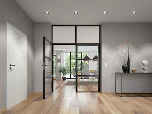 Stalen binnendeuren uit glas en staal zijn trendy en kunnen... Stalen loft deuren