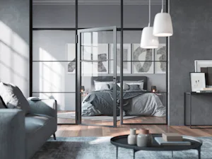 Stalen binnendeuren uit glas en staal zijn trendy en kunnen... Stalen binnendeuren uit glas en staal zijn trendy en kunnen met verschillende inrichtingsstijlen worden gecombineerd. Zorg voor ruimtes met veel lichtinval en een moderne look in de hededaagse,...