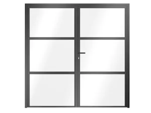 Double-leaf steel and glass loft door Do you love spacious passages and openness as well as clear structures? Then our loft doors are the perfect solution for you. A double-leaf loft door creates a unique ambience in the room and is a...