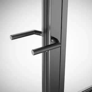 For Hörmann loft doors, there is a choice of 10 lever handle sets in two colours and 11 push bars, matched to the respective door colour. Round off the industrial style of Hörmann loft doors with the right lever handle or a modern push bar. You can choose between 11 lever handle sets with and without lock and 4 push bars in total.
The...