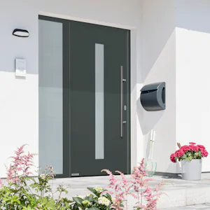 Thermo65, motif 610S Si vous désirez équiper votre entrée principale d’une porte haut de gamme et à l’esthétique parfaite, la porte d’entrée Thermo65 Hörmann est à coup sûr le bon choix.
Combiné au cadre ouvrant caché en...