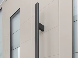 Mânere exterioare și clanțe Mânere tip bară moderne, negre, pentru uși de intrare în locuință