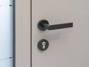 Mânere exterioare și clanțe Clanță interior neagră, modernă, pentru uși de intrare în locuință