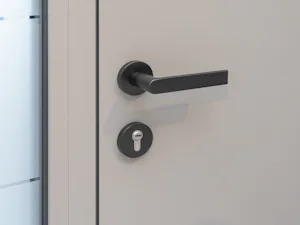 Außengriffe und Drücker Innendrücker D360, RAL 9005 Feinstruktur matt