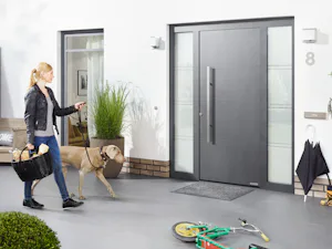 De aluminium buitendeur ThermoSafe heeft een zeer hoge...