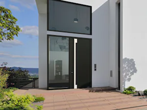Onze wereldkampioen warmte-isolatie en beste op het gebied... Onze wereldkampioen warmte-isolatie en beste op het gebied van veiligheid onder de aluminium voordeuren blinkt uit met Ud-waarden tot ca. 0,47 W/ (m²·K), overtuigt door een uitstekende standaard RC...