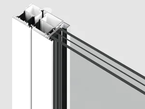 Ihre Vorteile im Überblick:
Optionale RC 2 und RC 3... Querschnitt der TopComfort Haustür aus Glas und Aluminium