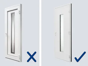 De aluminium buitendeur ThermoSafe heeft een zeer hoge...