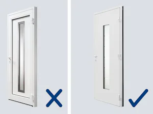 Aperçu de vos avantages :
Sécurité CR3 de série et... Comparaison de faces intérieures de portes d’entrée