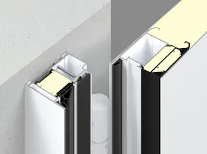 Avantajele dumneavoastră dintr-o privire:
Aspect plin al... Secțiune transversală a ușii de intrare în locuință, din aluminiu și oțel inoxidabil ThermoPlan Hybrid