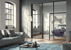 Dvere Loft sú skutočným dizajnovým kúskom a umožňujú oddelenie a súčasné spojenie obývacích priestorov. Loftové dvere v atraktívnom industriálnom štýle