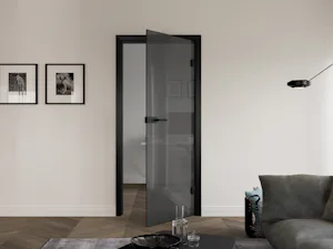 Glastüren sind nicht nur edel und chic, sie gestalten Ihr... Bei dem Motiv 1-1 sorgt der umlaufende schwarze Rahmen für ein minimalistisches und modernes Erscheinungsbild der Glastür im Loft-Design. Für einen besonders edlen Look empfiehlt sich die Kombination mit der neuen, grau getönten ClearGrey Verglasung.