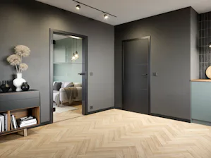 Découvrez un nouveau confort avec les portes d’intérieur de... Découvrez un nouveau confort avec les portes d’intérieur de Hörmann en qualité de menuiserie haut de gamme. Qu’il s’agisse d’un style classique en chêne blanc ou clair, d’un style industriel moderne...