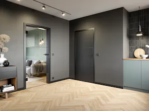Ontdek de nieuwe behaaglijkheid met de hoogwaardige... Ontdek de nieuwe behaaglijkheid met de hoogwaardige binnendeuren van Hörmann in ambachtelijke kwaliteit. Of het nu klassiek in wit of lichteiken is, in de moderne industriële stijl met royale...