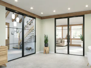 Sorgen Sie für lichtdurchflutete Räume und einen modernen... Sorgen Sie für lichtdurchflutete Räume und einen modernen Look im angesagten Industrial-Style. Lofttüren aus Glas und Stahl liegen im Trend und sind mit unterschiedlichen Einrichtungsstilen...