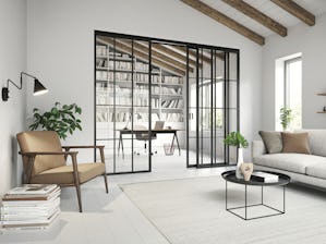 Creëer uw eigen stijl met de industriële deuren van Hörmann.... Loftdeuren woonkamer