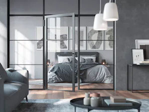 Sorgen Sie für lichtdurchflutete Räume und einen modernen... Sorgen Sie für lichtdurchflutete Räume und einen modernen Look im angesagten Industrial-Style. Lofttüren aus Glas und Stahl liegen im Trend und sind mit unterschiedlichen Einrichtungsstilen...