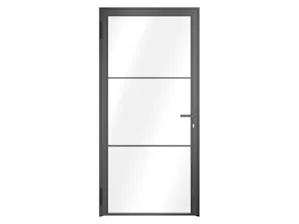 1-vleugelige openslaande deur met glaslijsten Slim Zoekt u een klassieke deur met royale beglazing en moderne stalen profielen? Dan zorgt u met een loftdeur van Hörmann voor meer licht en transparantie in de woonruimte en u creëert een stijlvol en...